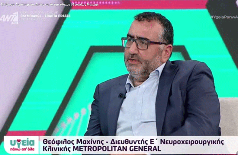 Θεόφιλος Μαχίνης | Αυχενικό Σύνδρομο: Συμπτώματα, Αιτίες και Αντιμετώπιση